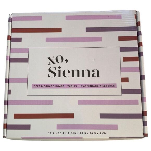 🎉 Bundle 3/$10 XO SIENNA Felt Message Board - Picture 2 of 5